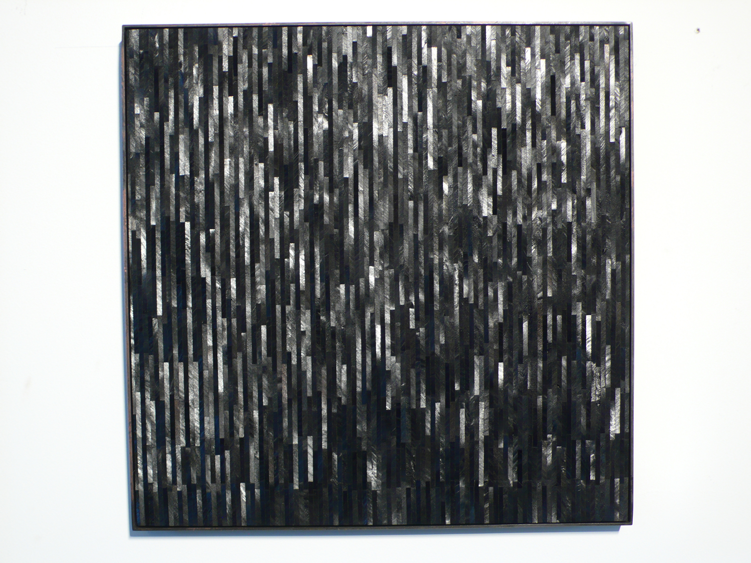 Charcoal Mirror #17, 22"x22"x1-3/4", charcoal