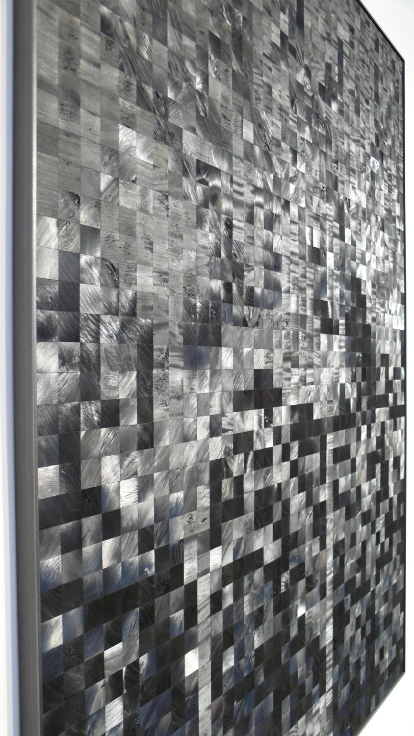 Charcoal Mirror #15, The Three Trees, angled view left