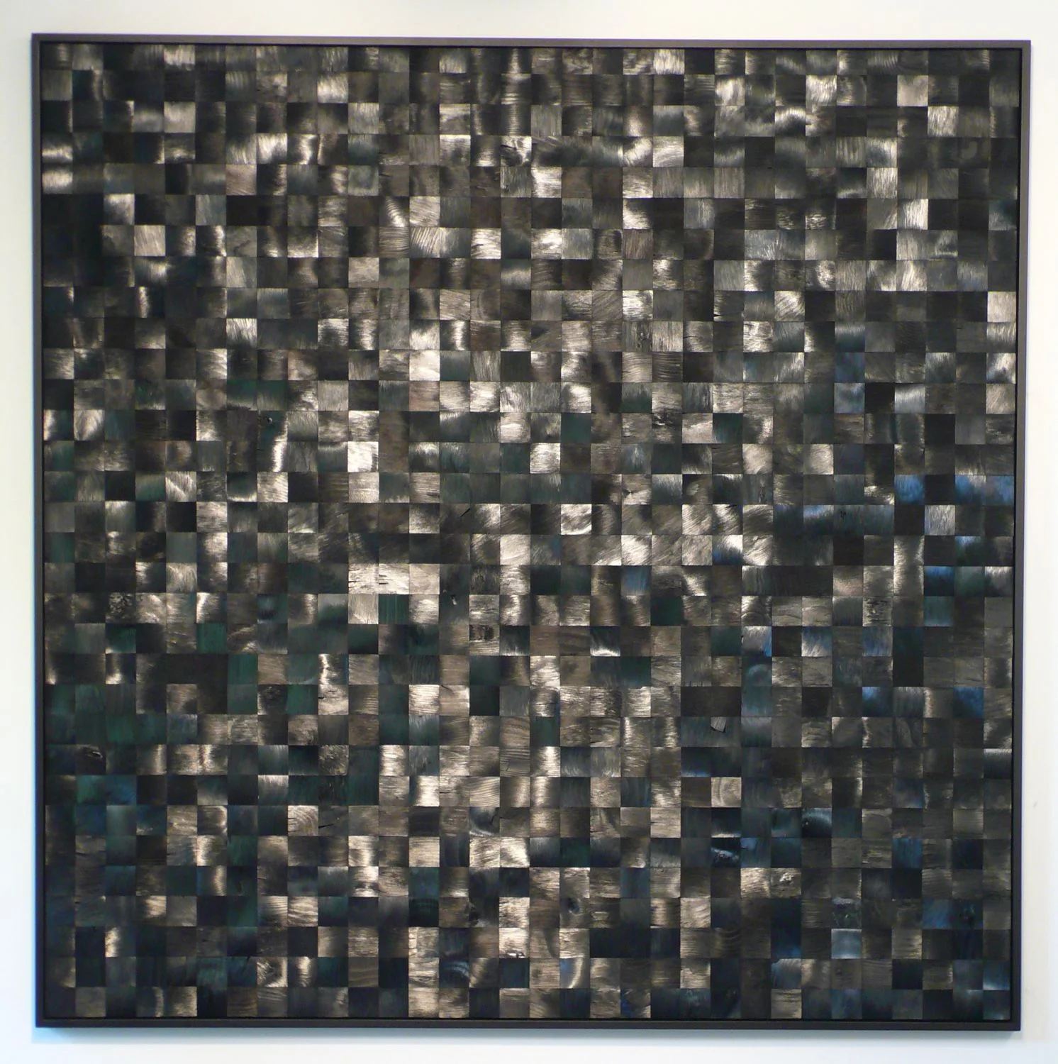 Charcoal Mirror #10, 62"x62"x1", charcoal
