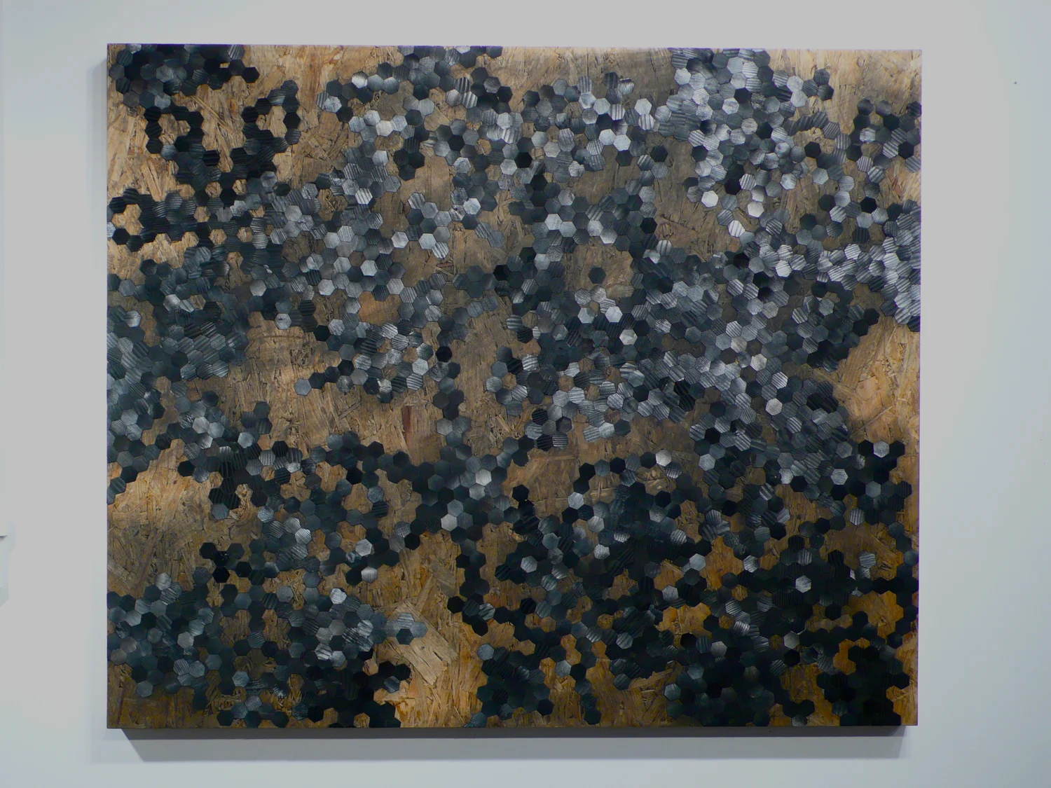 "S no #1", 38"x46", charcoal on board