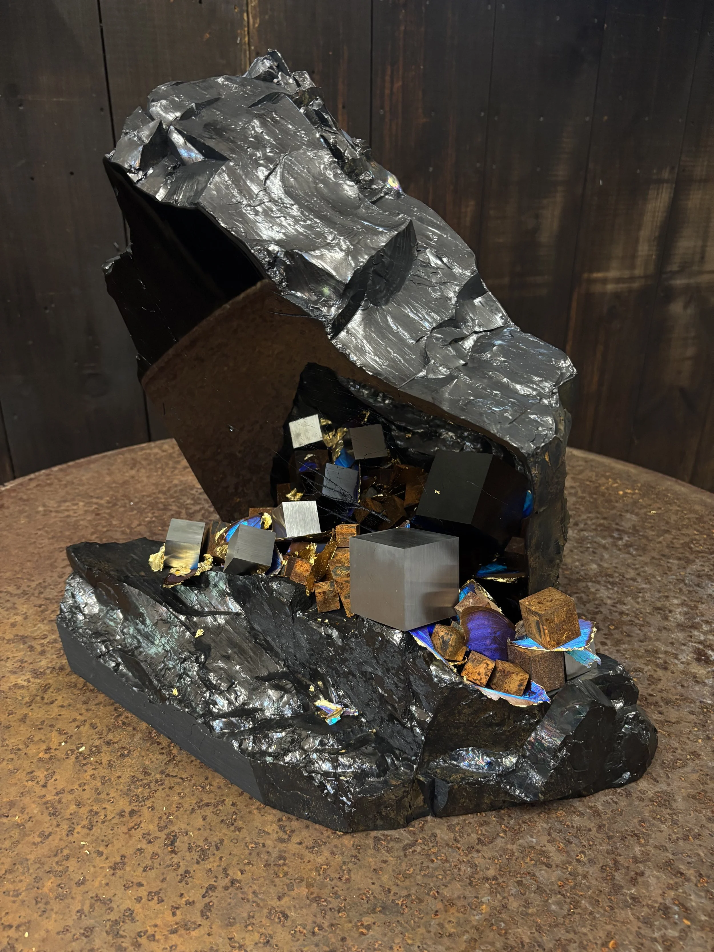 "Carbon Mirror", detail, 5