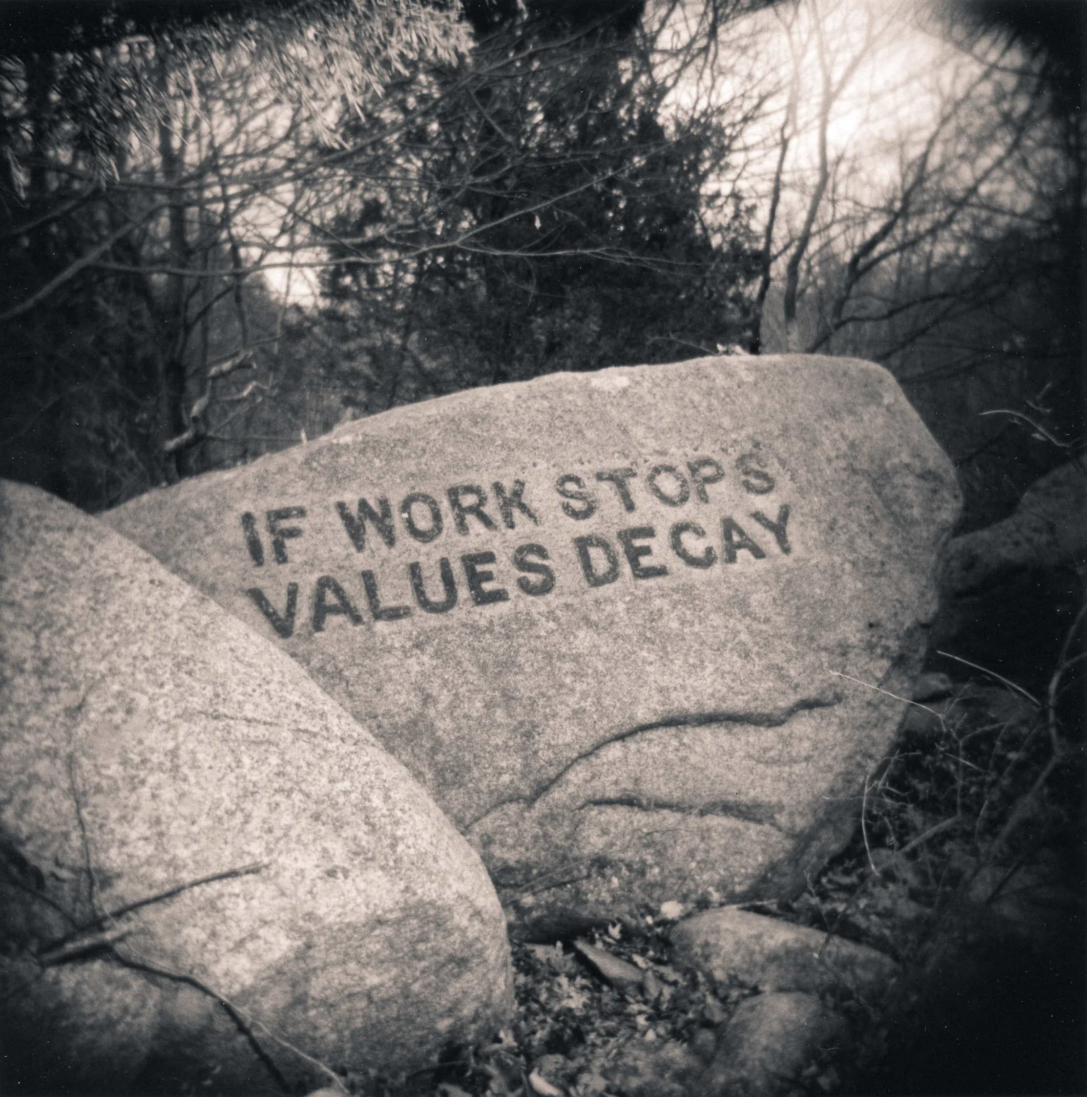 If Work Stops Values Decay
