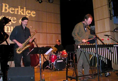 Playing a concert at Berklee