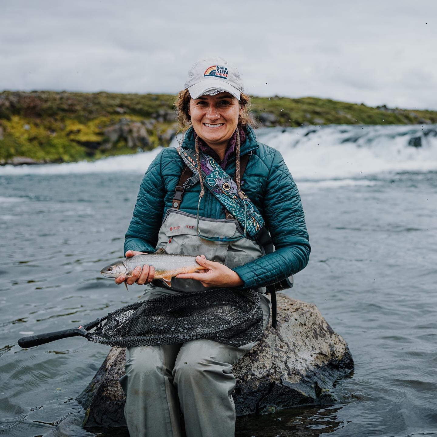 Iceland Fly Fishing 2022, Days 3 &amp; 4! After taking in the beautiful Highlands, Fish Partner sent us to an absolutely stunning river&hellip;with a drive through a LAVA FIELD. I have no idea how our rental made it so far up the road (driving nearly