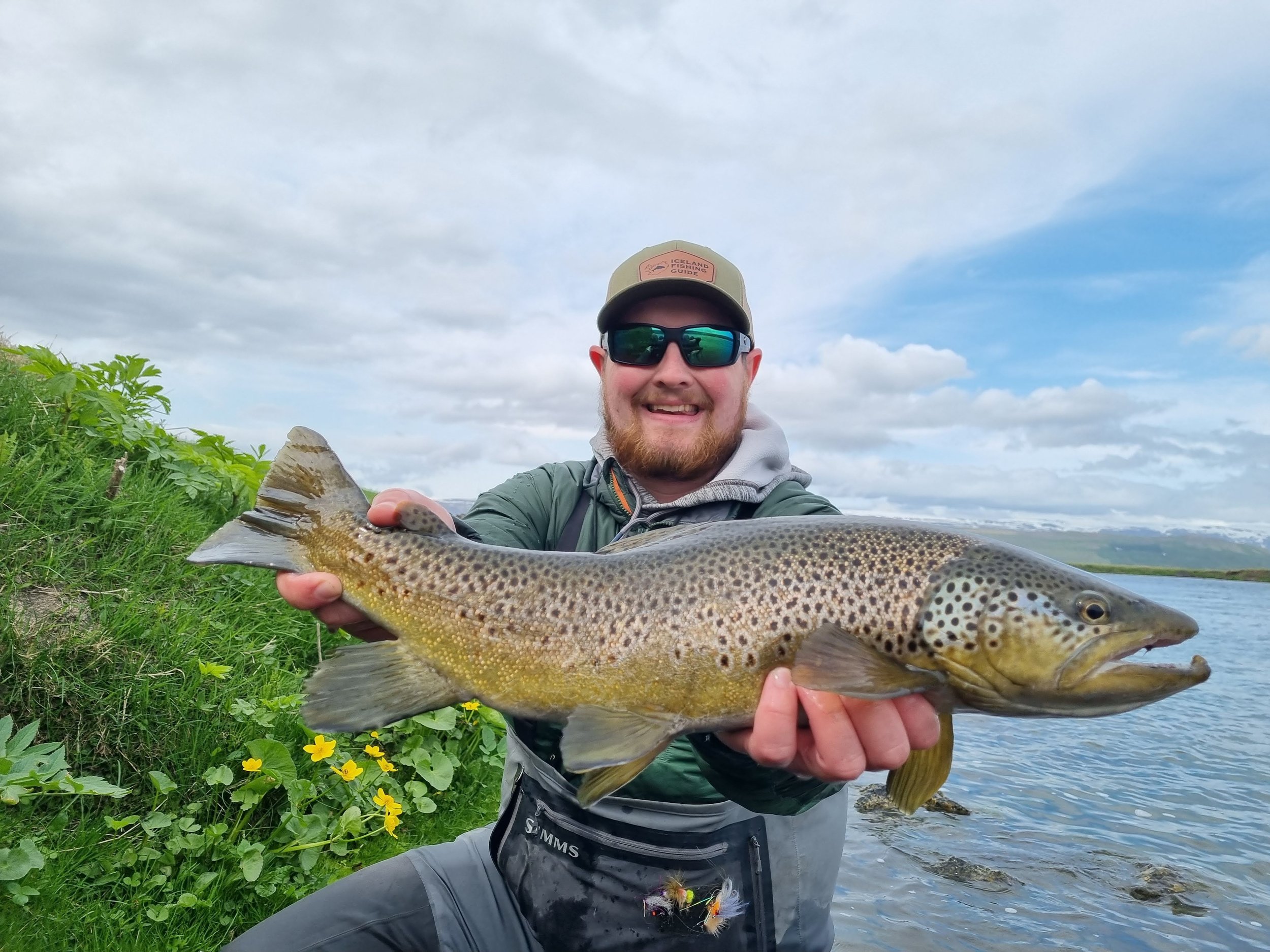 Brown trout caught by Tyler O'Neil
