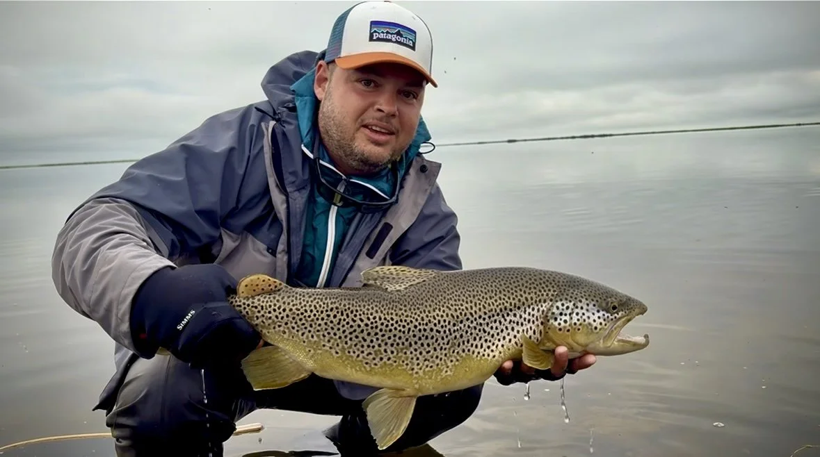 Earthquake Lake brown trout with Peter Prager