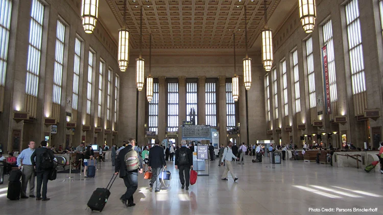 Inside 30th Street Station