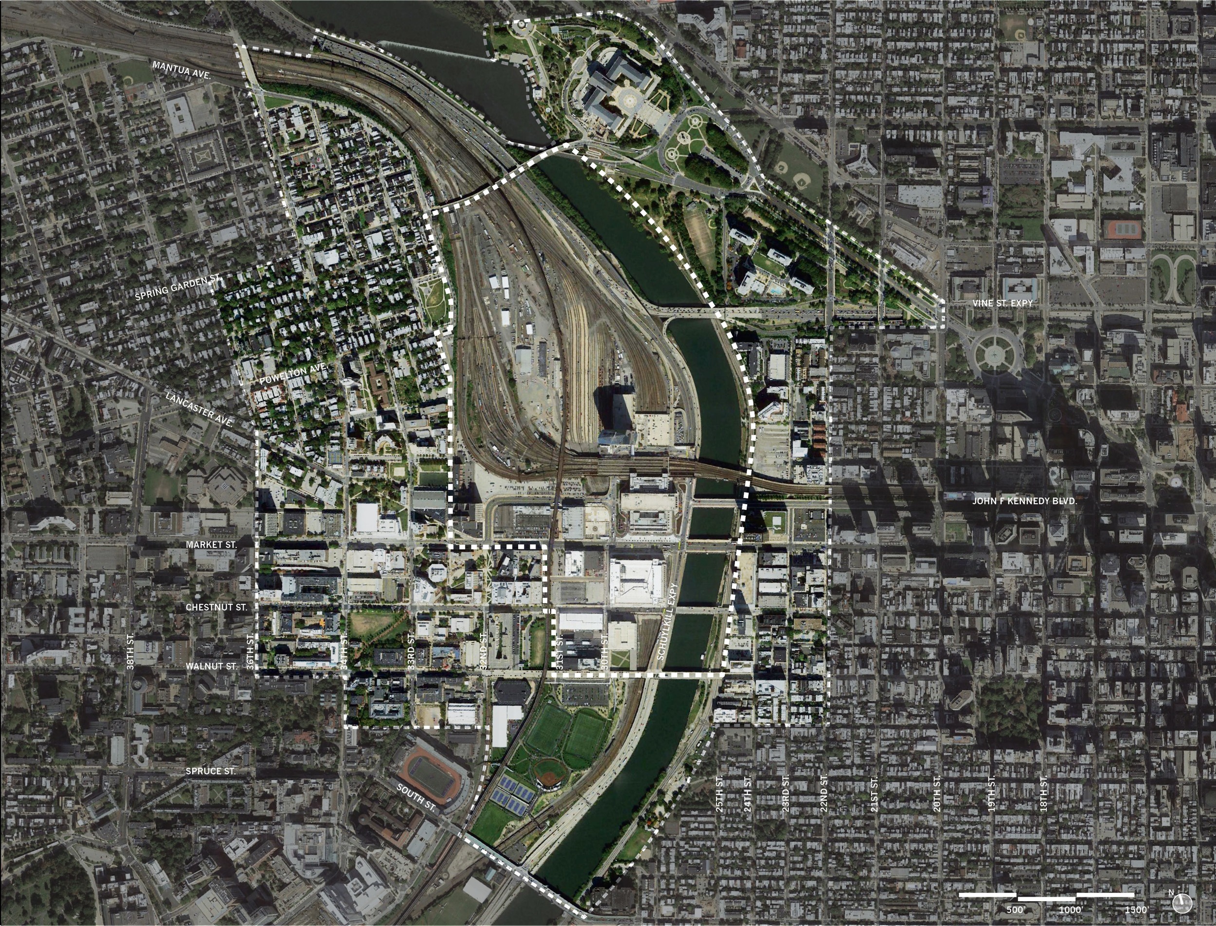 Aerial Map of the District