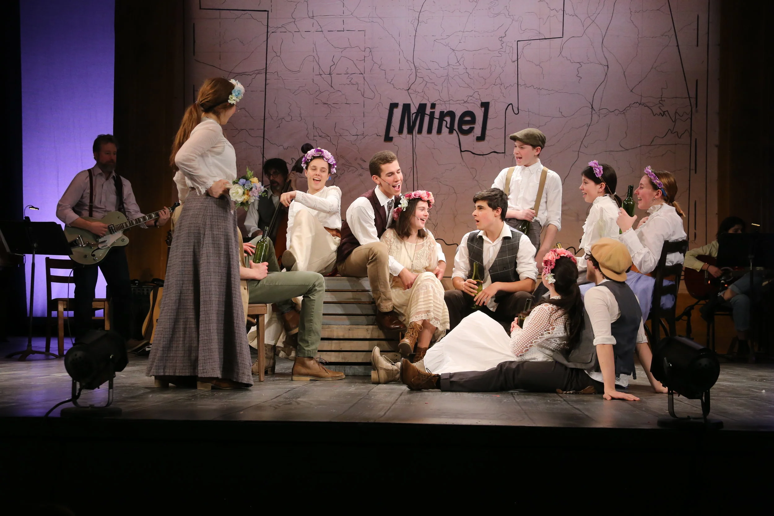  Fieldston School  Written by Oscar Hammerstein II &amp; Richard Rodgers Directed by Clare Mottola Scenic Design by Emmie Finckel Lighting Design by Vicki Bain Sound Design by Rocky Russo Costume Design by Clare Mottola Music Direction by William Nor