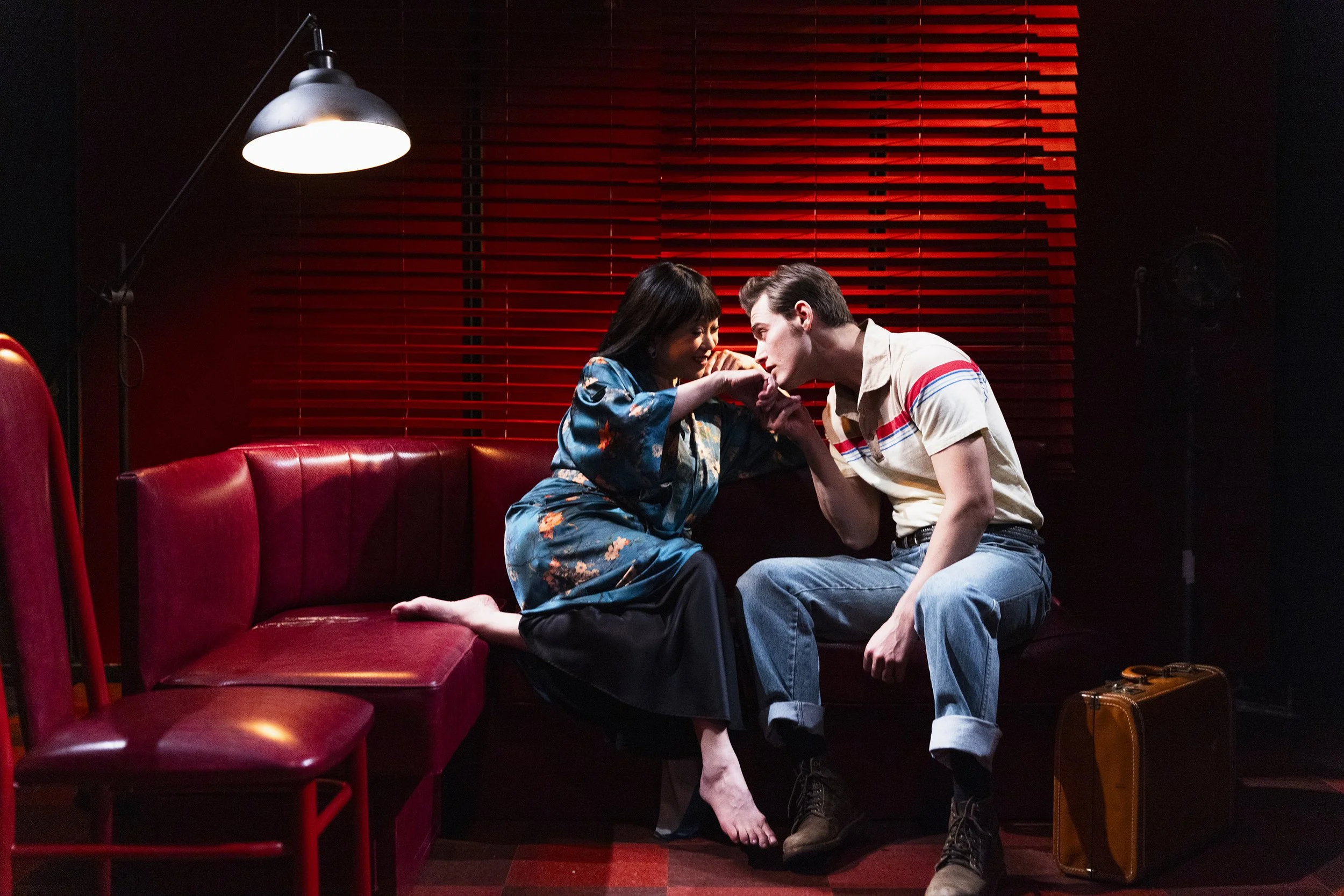  The Associates Gural Theater @ ART/NY  Written by Peregrine Teng Heard Directed by Sarah Blush Scenic Design by Emmie Finckel Costume Design by Dan Wang Lighting Design by Neil Qiu Sound Design by Johnny Gasper Props Design by Rhys Roffey Technical 