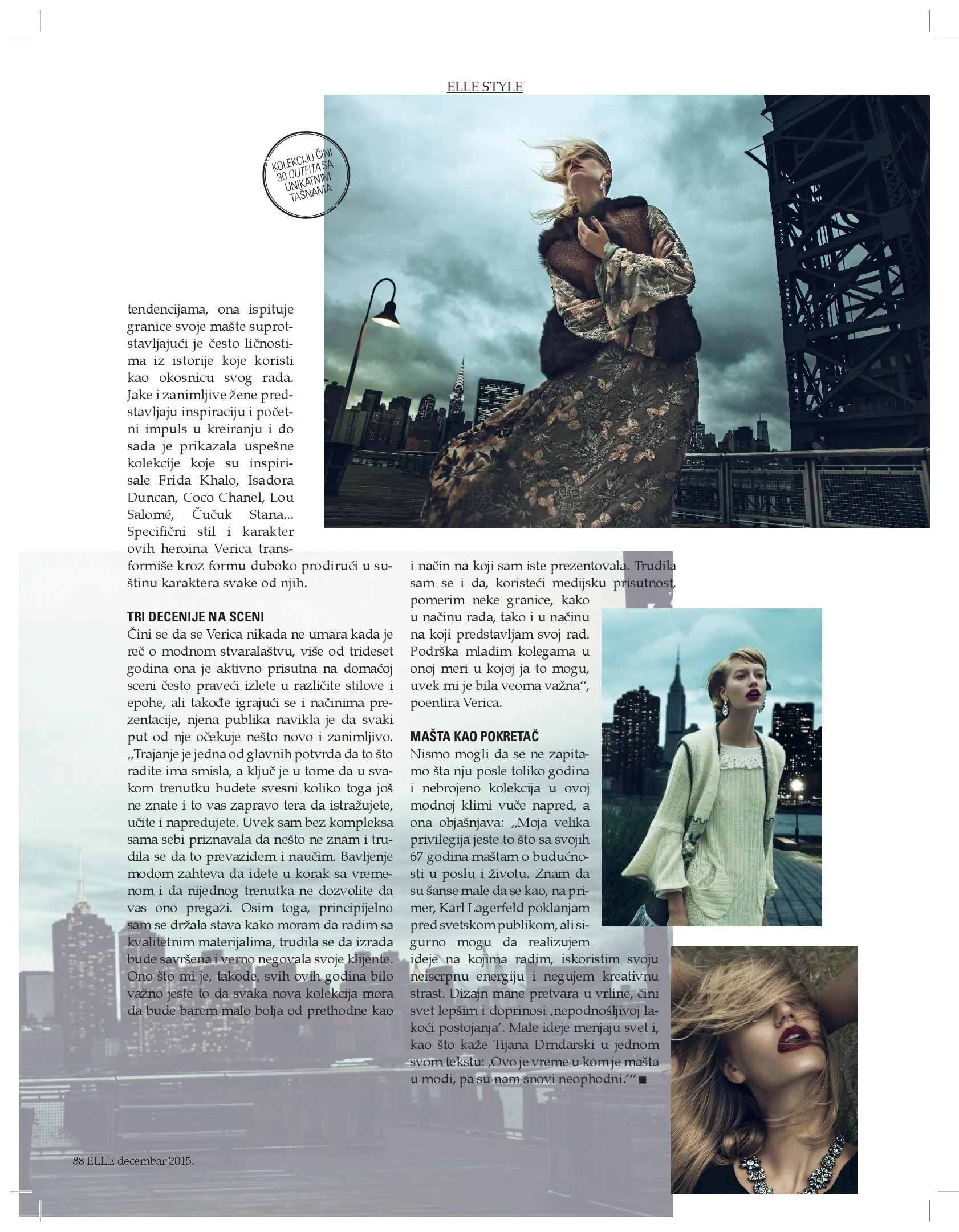 Elle Serbia December 2015 