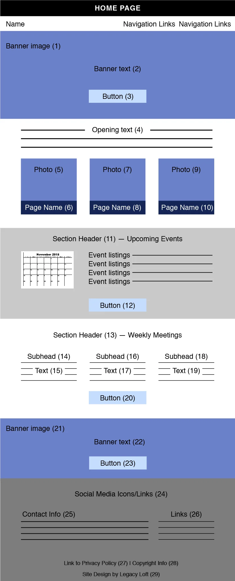 Exhibit A: Wireframe Example