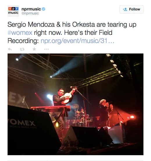 Orkesta Mendoza / WOMEX // Santiago de Compostella /// Spain 