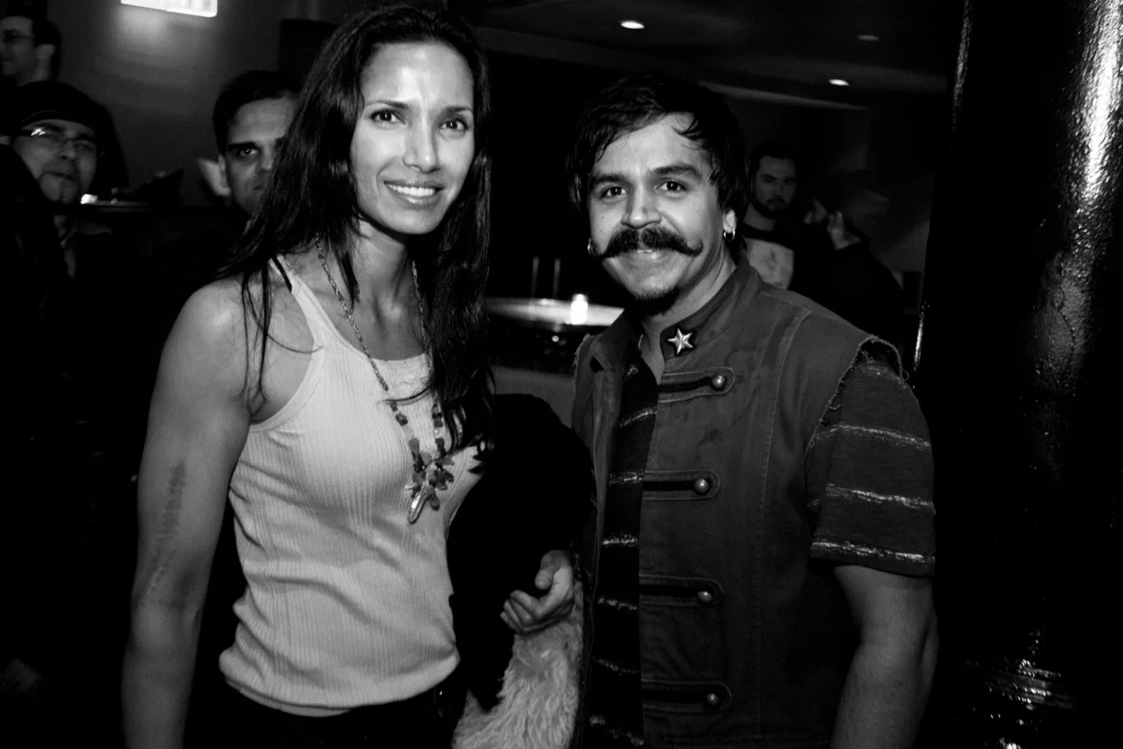 Padma Lakshmi with Sunny Jain