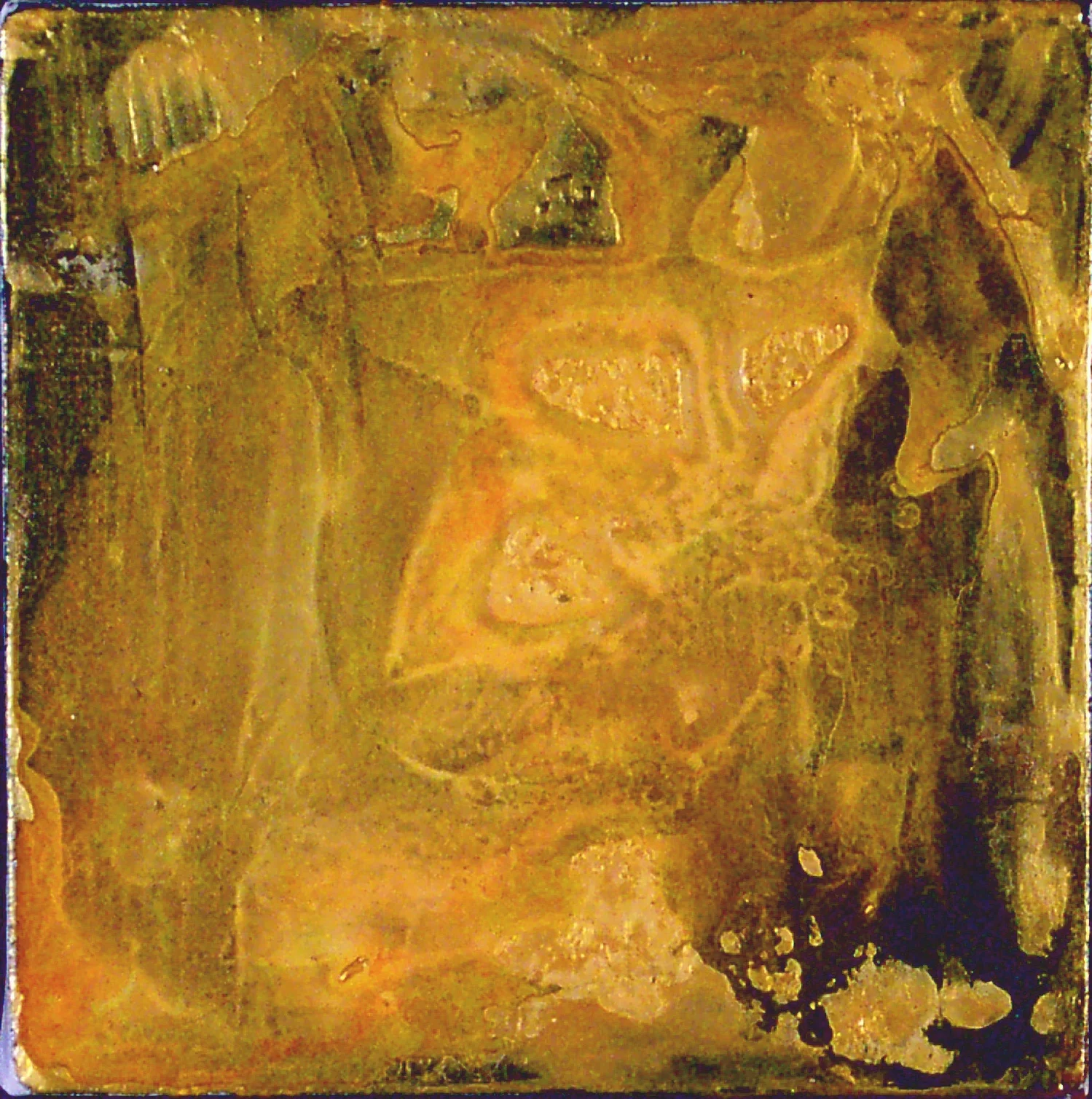 acrylic & ink on canvas - 12"x12" - 2005