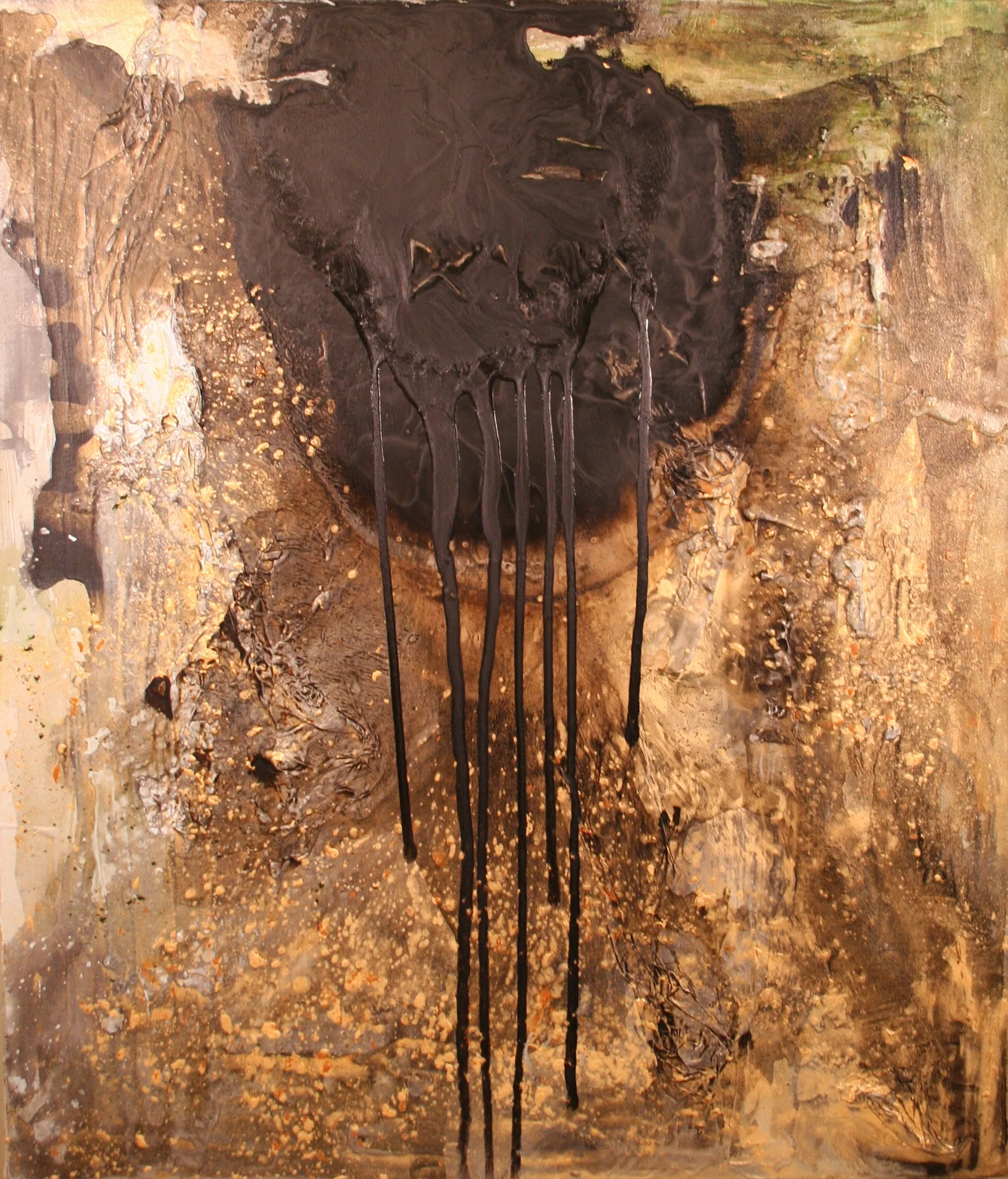 acrylic & ink on canvas - 36"x42" - 2007