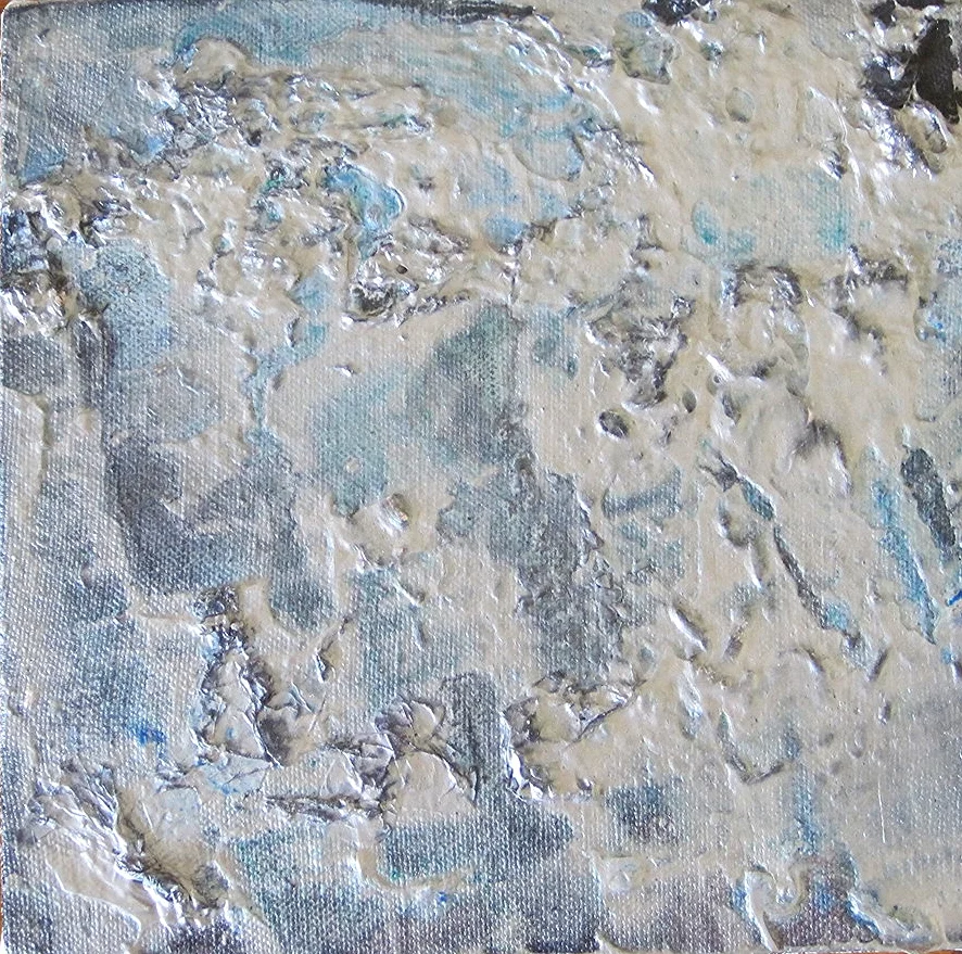 acrylic & ink on canvas - 8"x7.75" - 2008