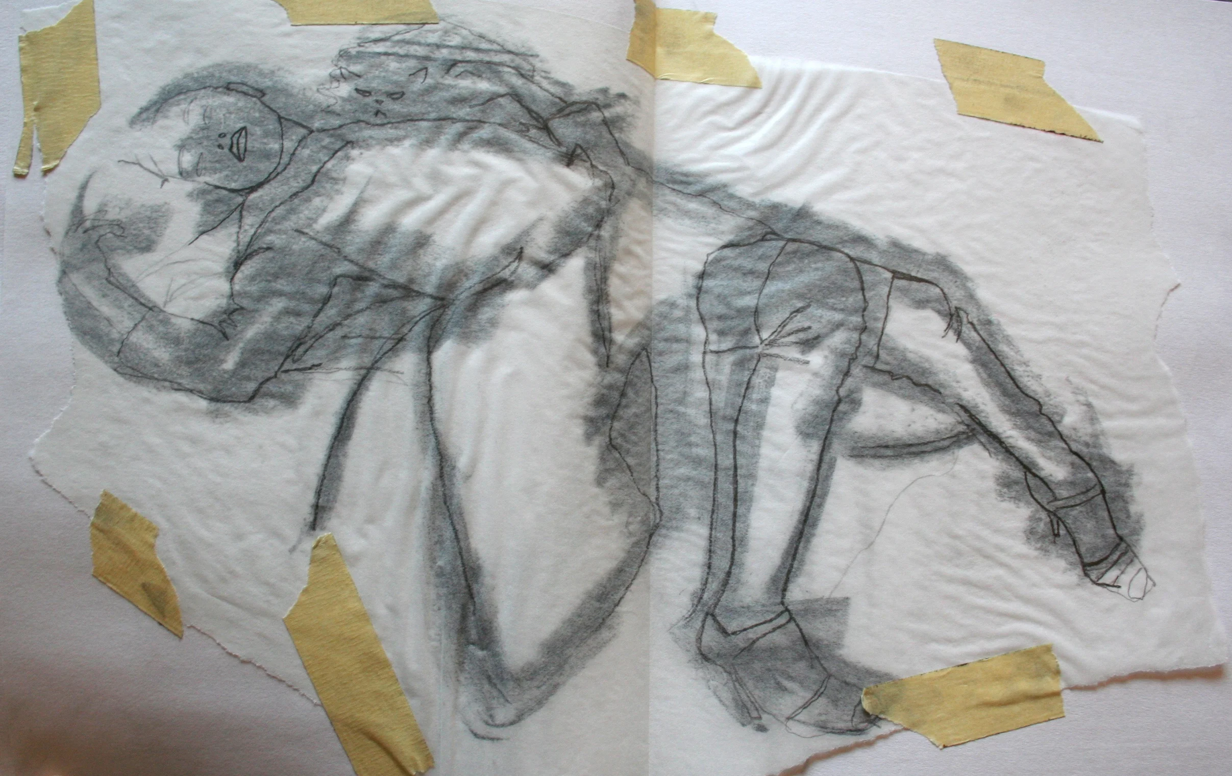 graphite & charcoal on paper - 2004