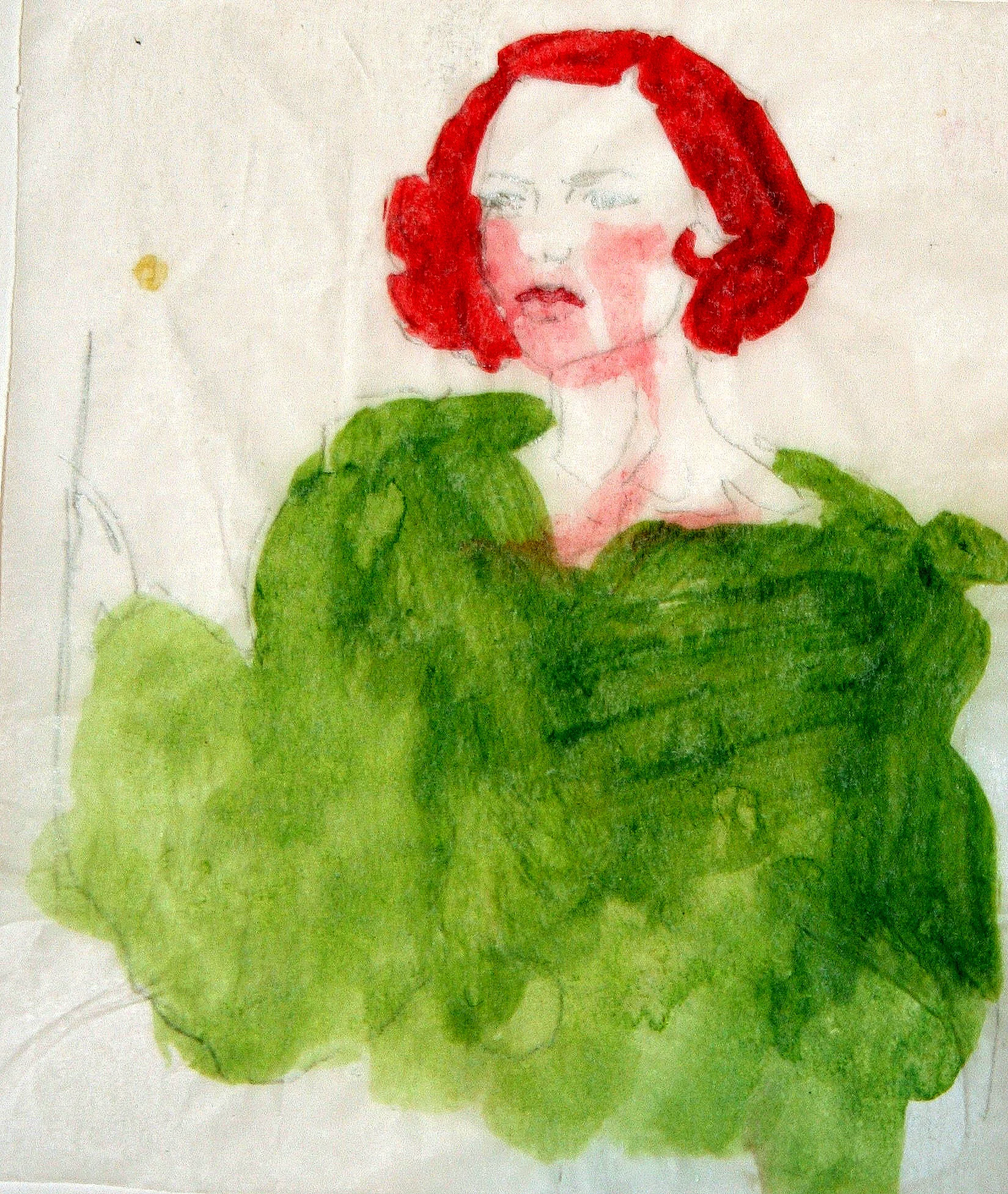 gouache & ink & graphite on paper - 2008