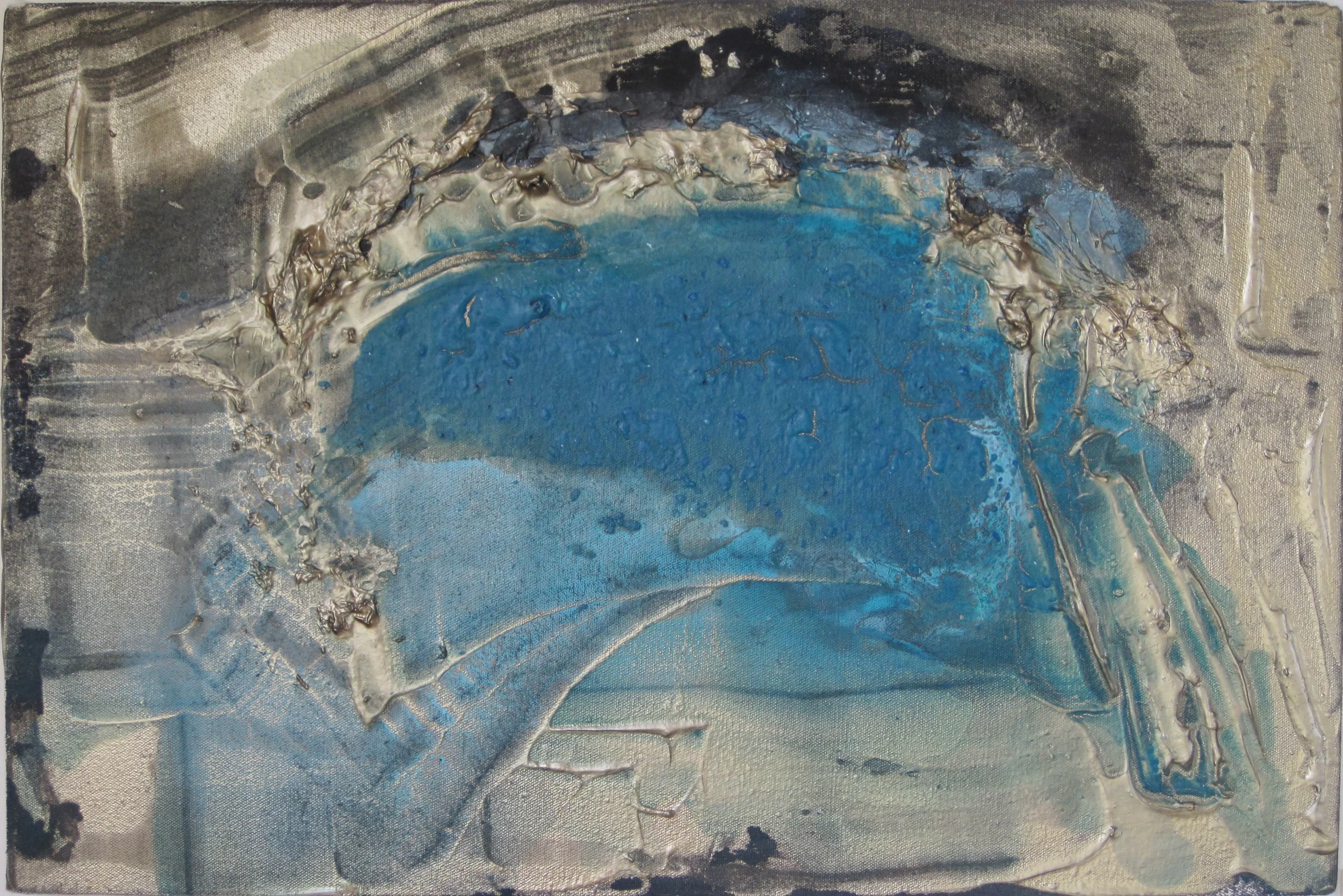 acrylic & ink on canvas - 24.25"x16.25" - 2008