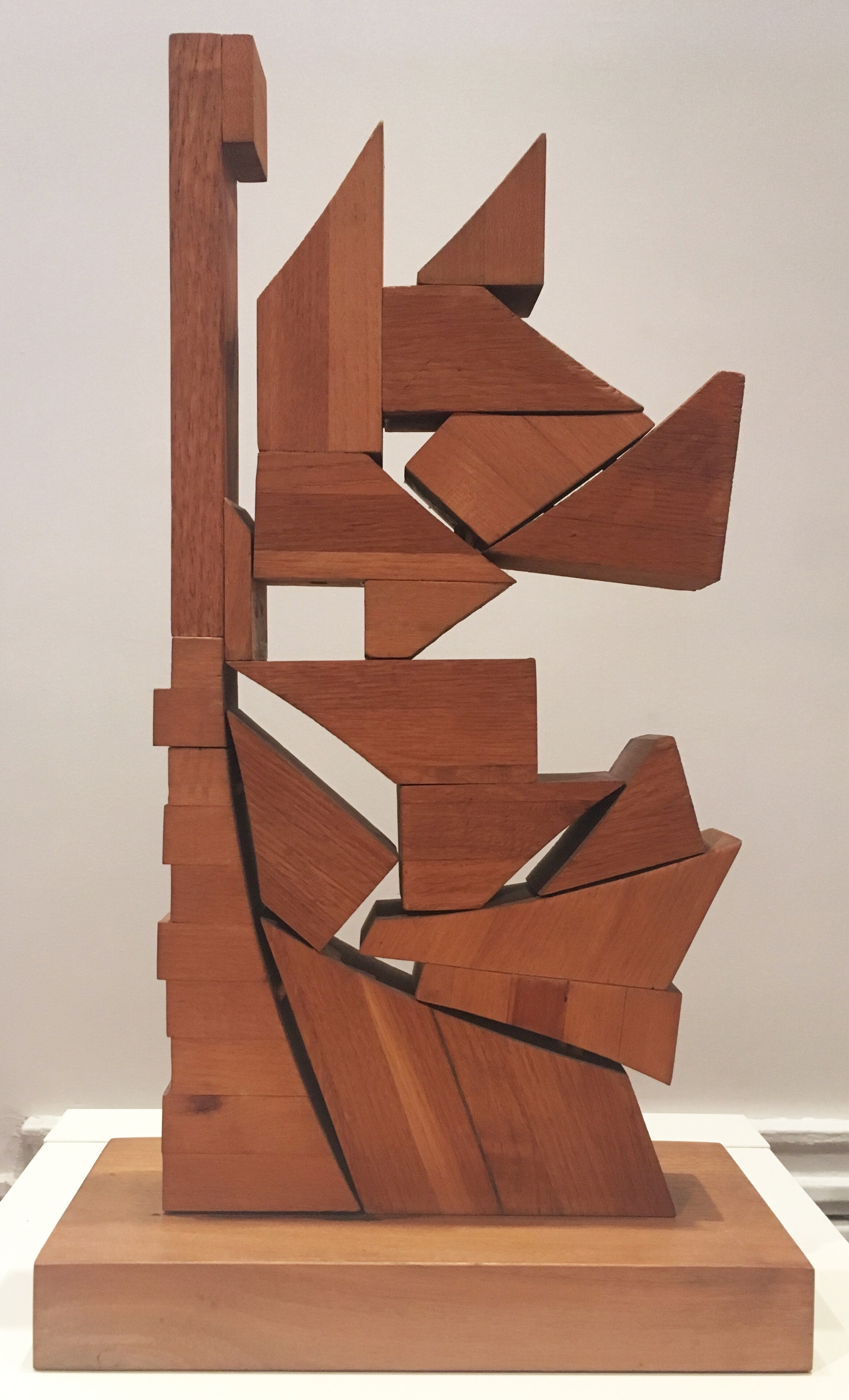 Abstract wood sculpture by Dorothy Dehner