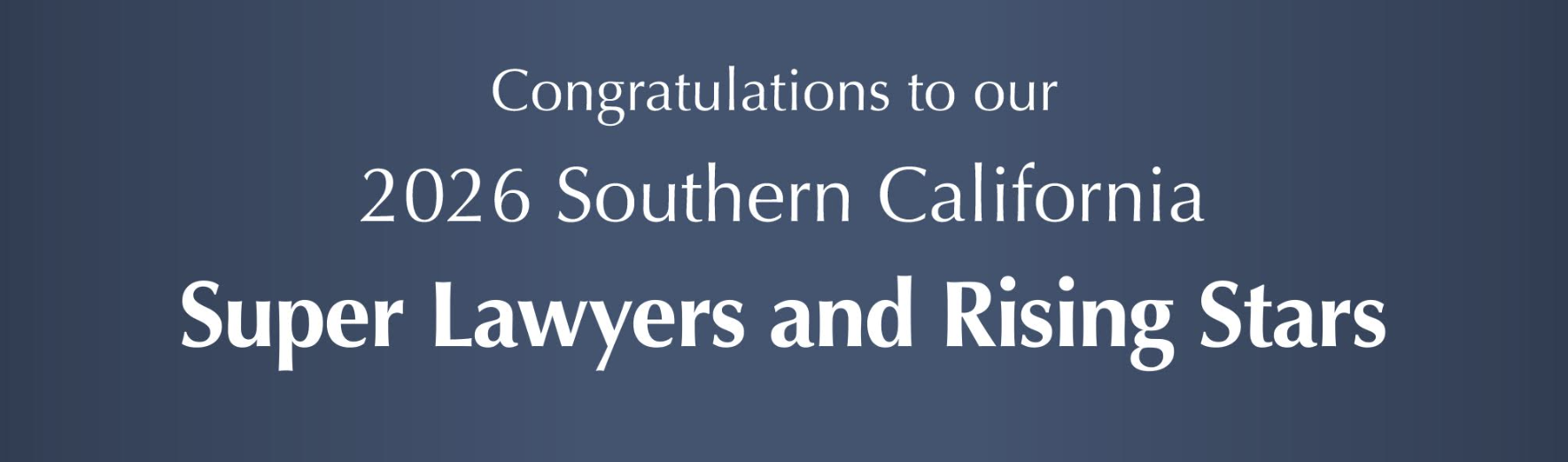 Albright, Yee &amp; Schmit, APC is Proud of its 2026 Southern California Super Lawyers and Rising Stars