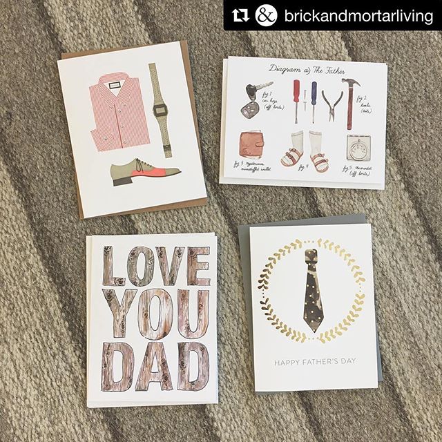 Summer has come to New Westminster, via @brickandmortarliving!
・・・
This weekend is all about the Dads! We've got cards and gift ideas for the big guy!
&bull;
&bull;
&bull;
#locallove #handmade #fordad #fathersday #fathersday2017 #greetingcards #lovey