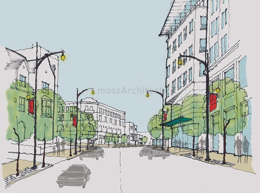 Urban Community Drawing Ideas