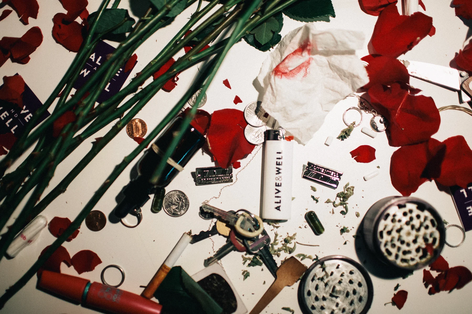 ROSES & RAZORBLADES // Production, Art Direction, Styling for Alive & Well. Photography by Jordan Nicholson.