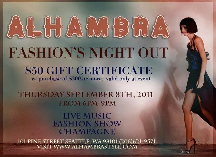 ALHAMBRA // Graphic Design, Event Coordination, Online Marketing.