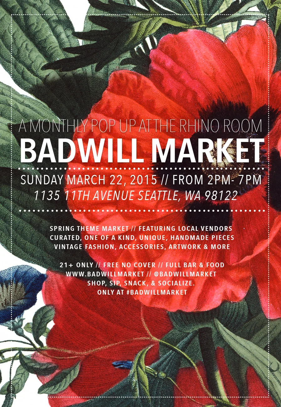 BADWILL MARKET // Event Producer, Branding, Marketing.