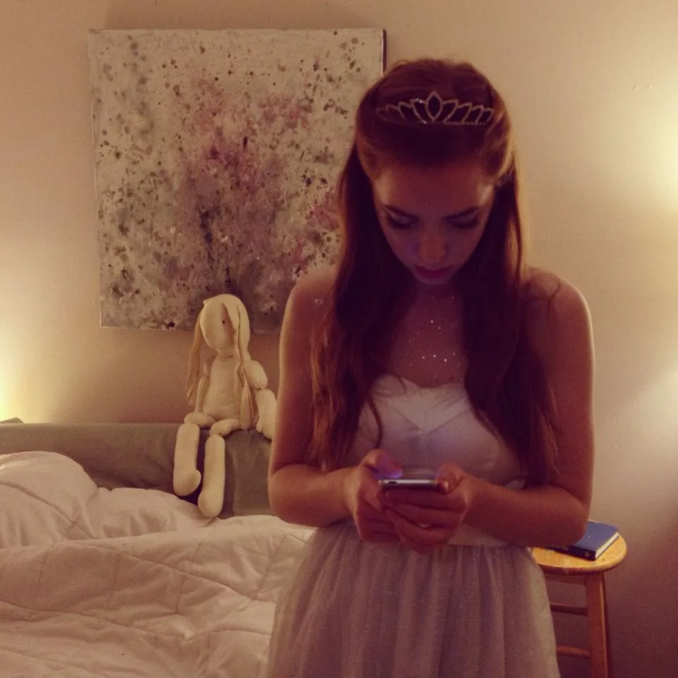 The prettiest princess in Mandyland getting ready for Halloween.