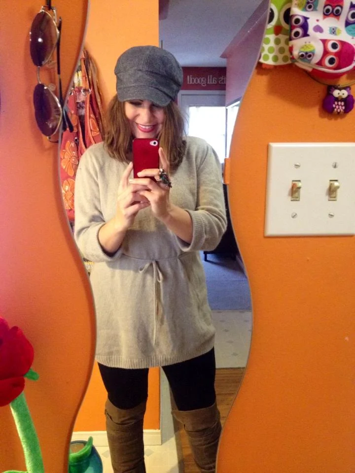Week 6 of No Shampoo and a cozy sweater from Paige!
