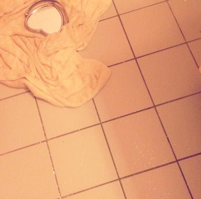 Paige decided to have a bath full of sparkles. It's nice having an adult toddler :)