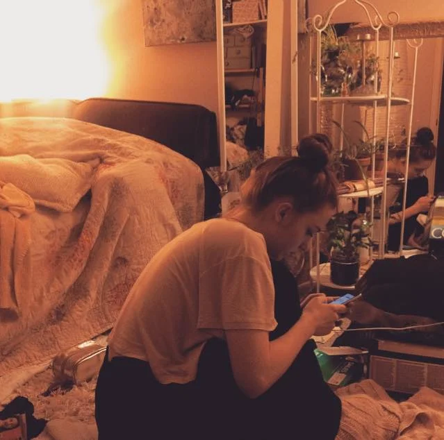 Paige's last night at home.