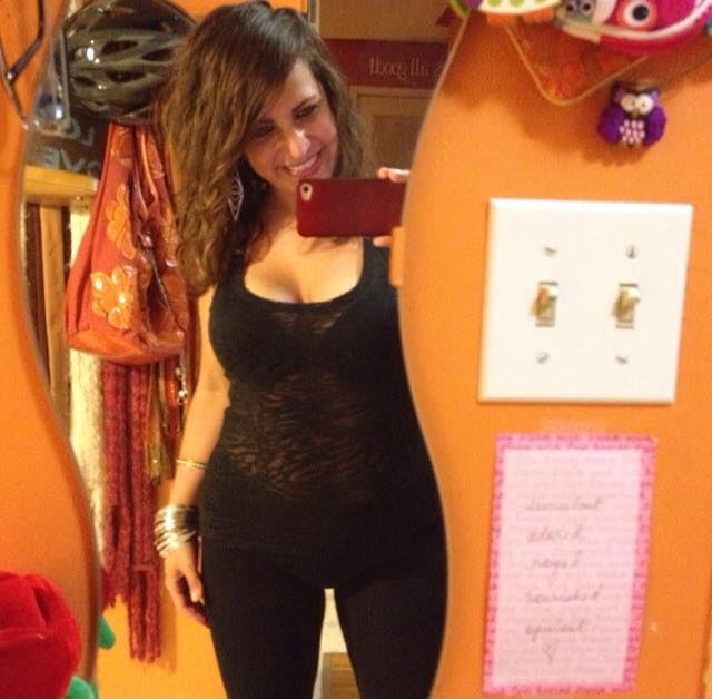 All black club look (mirror 1)