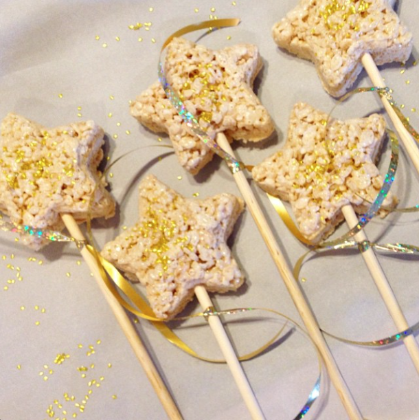First time making Rice Krispie wands!