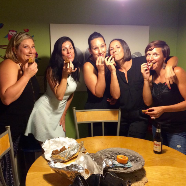 Pre-drinks and pre-TGT before the club