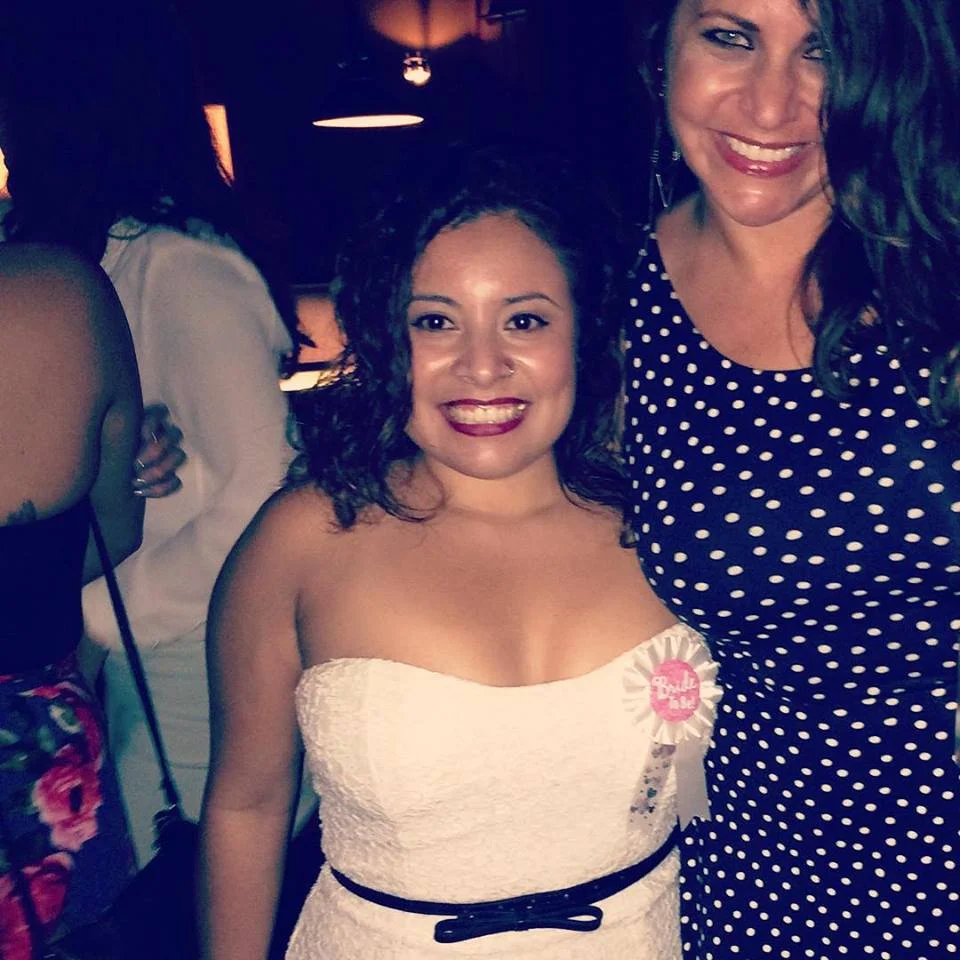 With the bride-to-be aka my love, Carmen