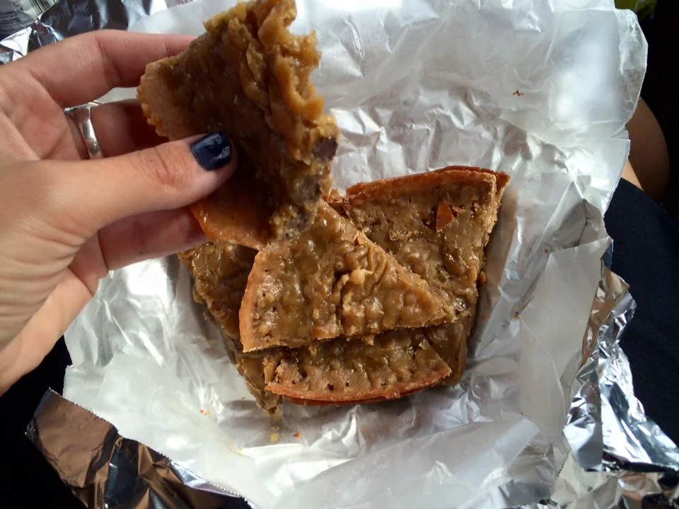 Heavenly vegan/gluten-free Too Good Triangles just for me :)