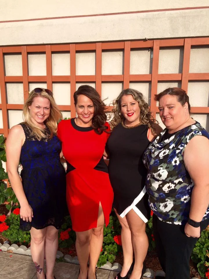 My wedding crew and new friends: Jenni, Jocelyn and Marcie