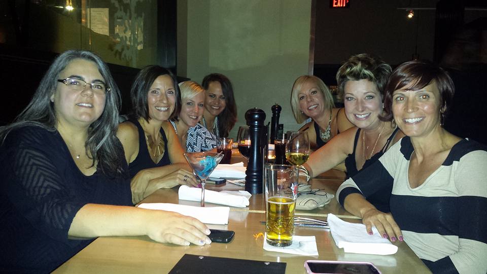 Dinner at Milestone's with the girls