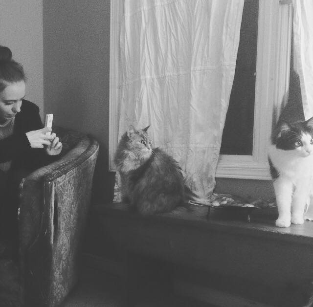 Paige came home from Montreal for a whole week! So nice to have my 3 loves together again xo