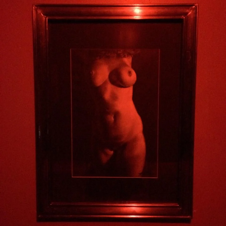 Art at stop #2. Listen: (Podcast) Sex Club Shenanigans