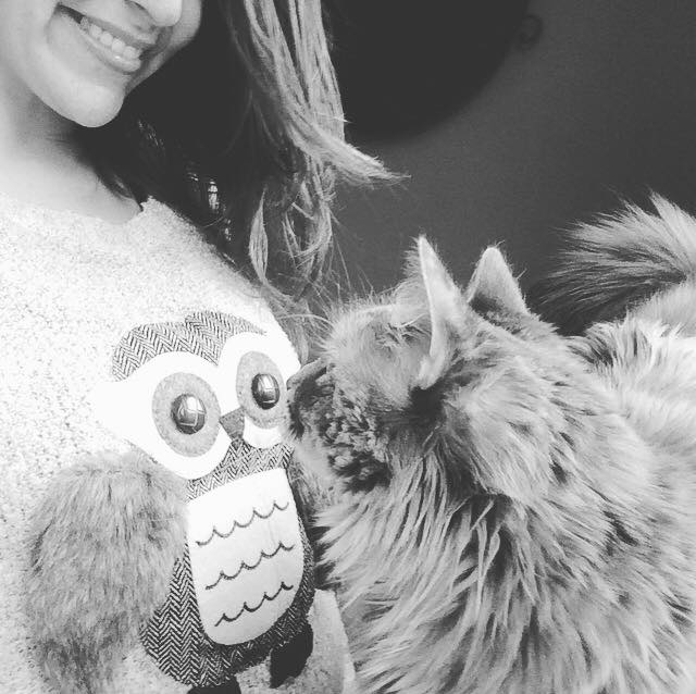 An adorable owl sweater from my TGT sweetling, Debbie