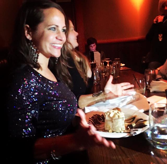 40th birthday dessert at The Keg