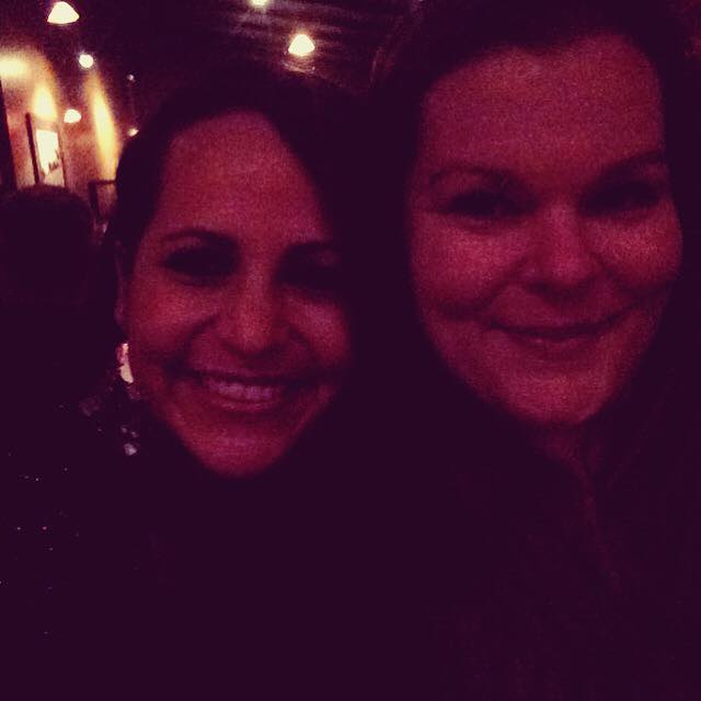 Pink ladies (me + Christen on my birthday)