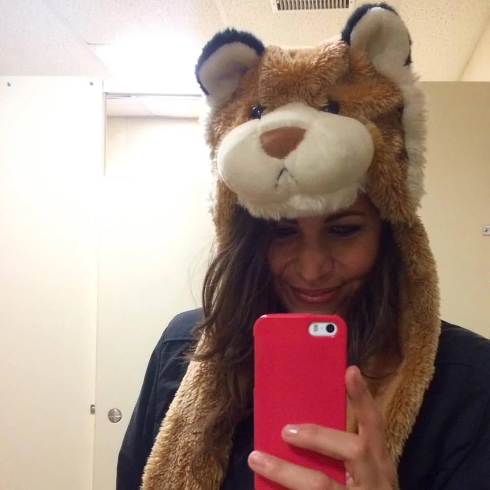 Furry hats make cold days suck less.