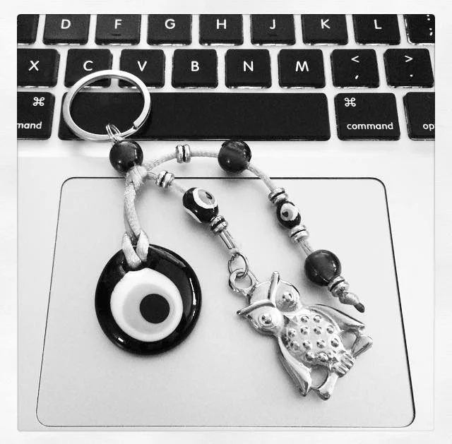 An evil eye protector from my love, Amber