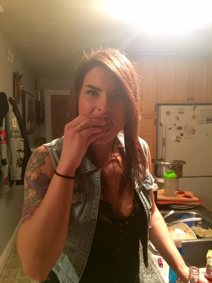 Cheyanne eating TGT like a boss